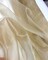 Champagne Crystal Organza Fabric by the Yard, 60" Wide Sheer Lightweight Organza for Wedding Dresses, Event Decor, Curtains & Sewing